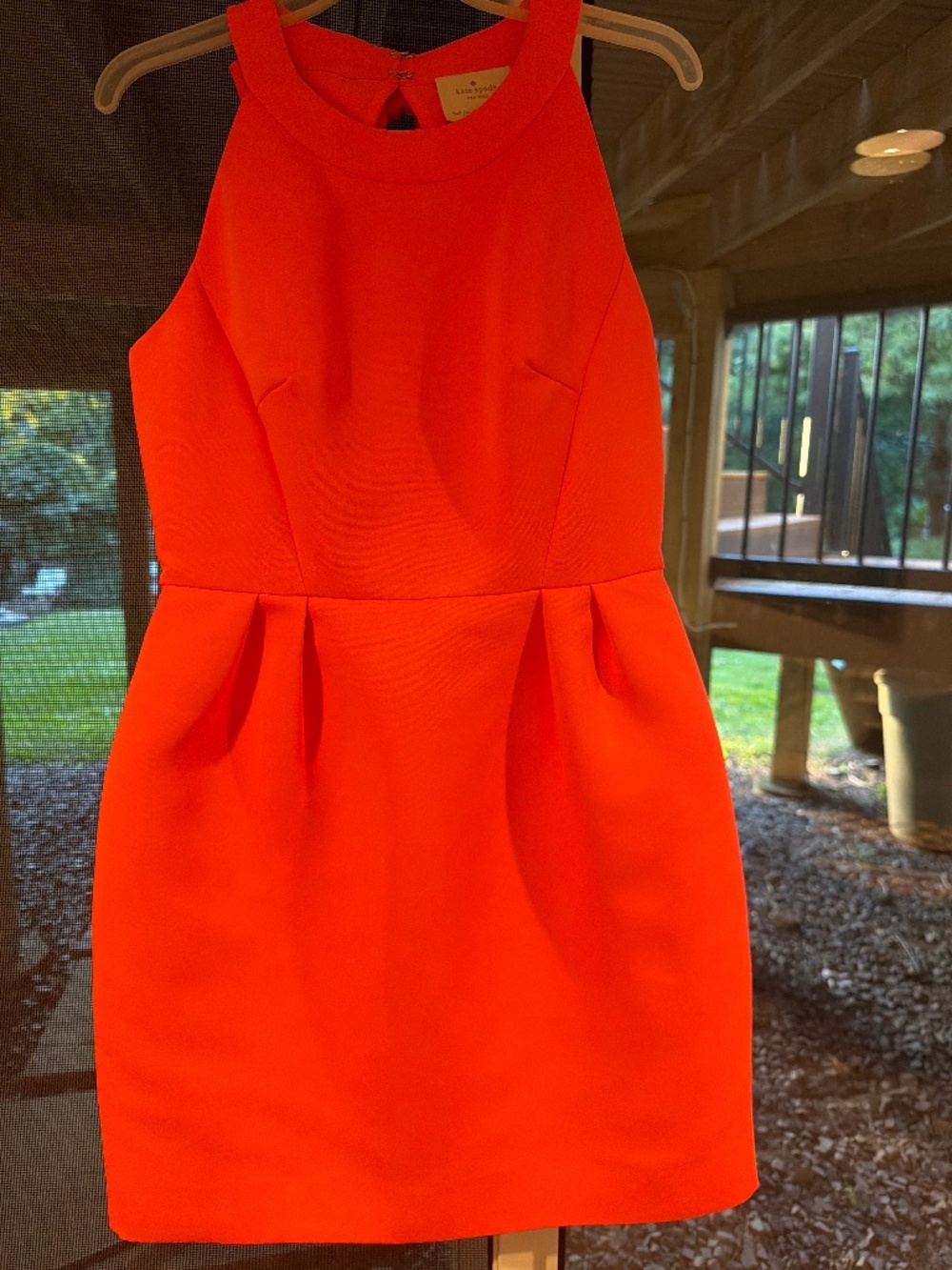 Kate Spade HOT pink dress with bow